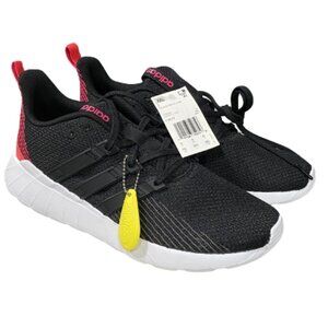 Adidas Questar Flow Cloud Size 9.5 NEW Black & Pink F36257